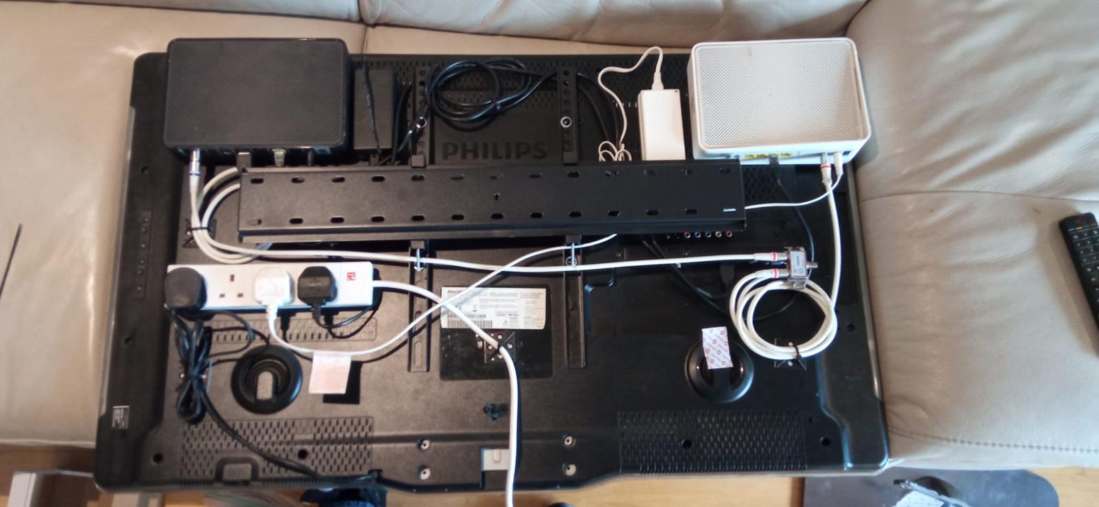 TV installation and cable setup by AMICAS Technology